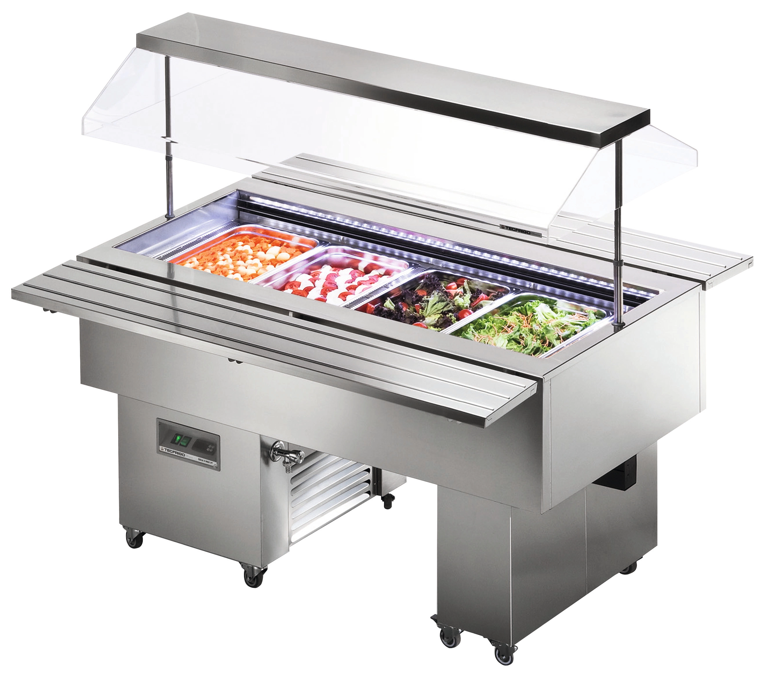 Bild von Salatbar ISOLA 6 M INOX UM